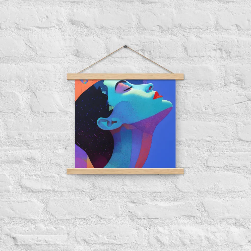 Ethereal Reverie | Poster With Oak Wood Hanger | 14″×14″