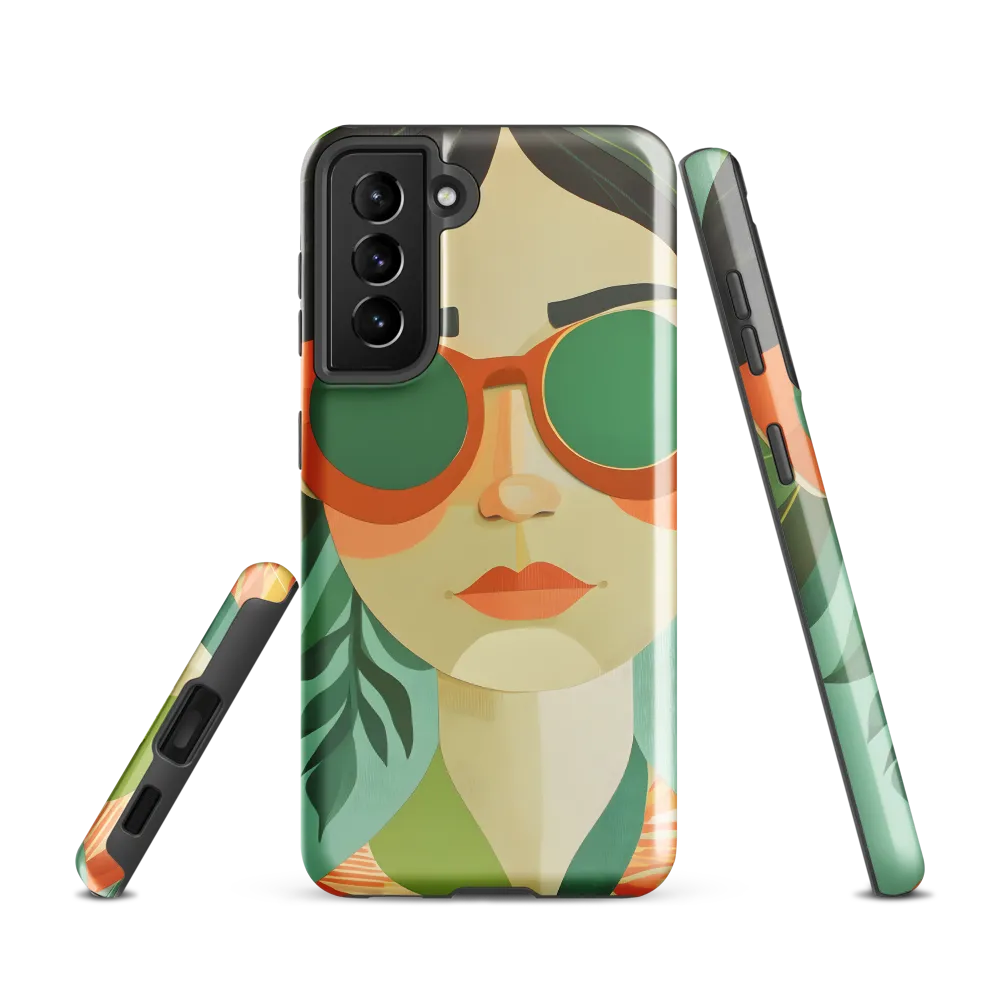 Bold Serenity: A Modern Portrait