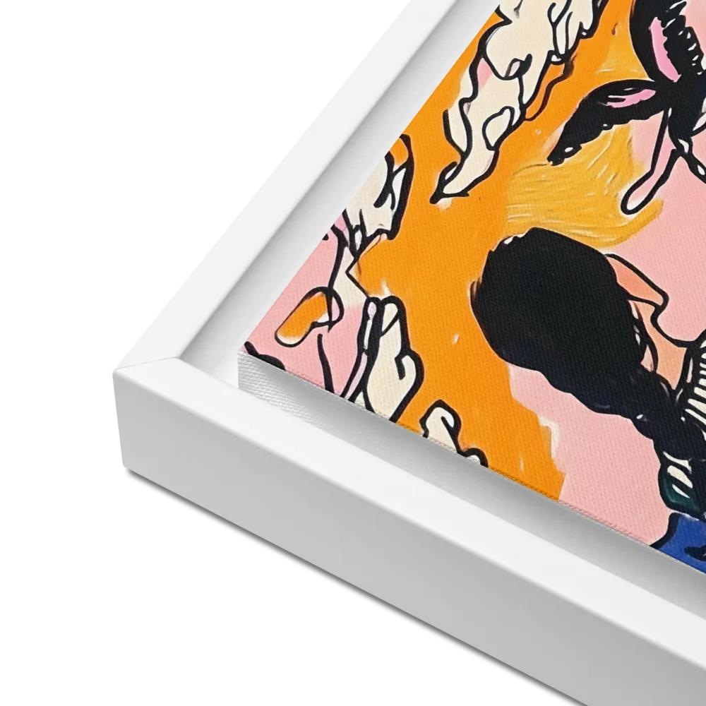 A Journey into Freedom | Canvas with White Frame | 12″×12″