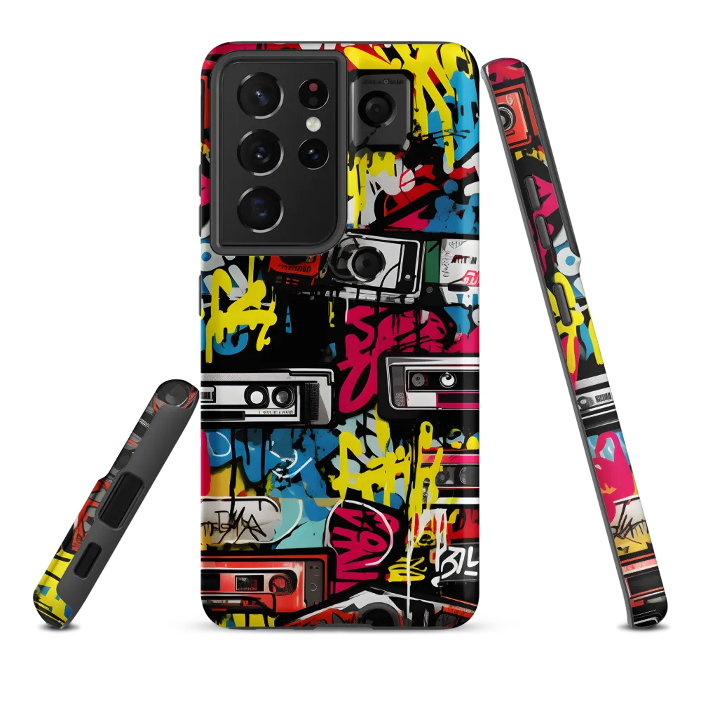 Urban Nostalgia: A Retro Cassette Explosion