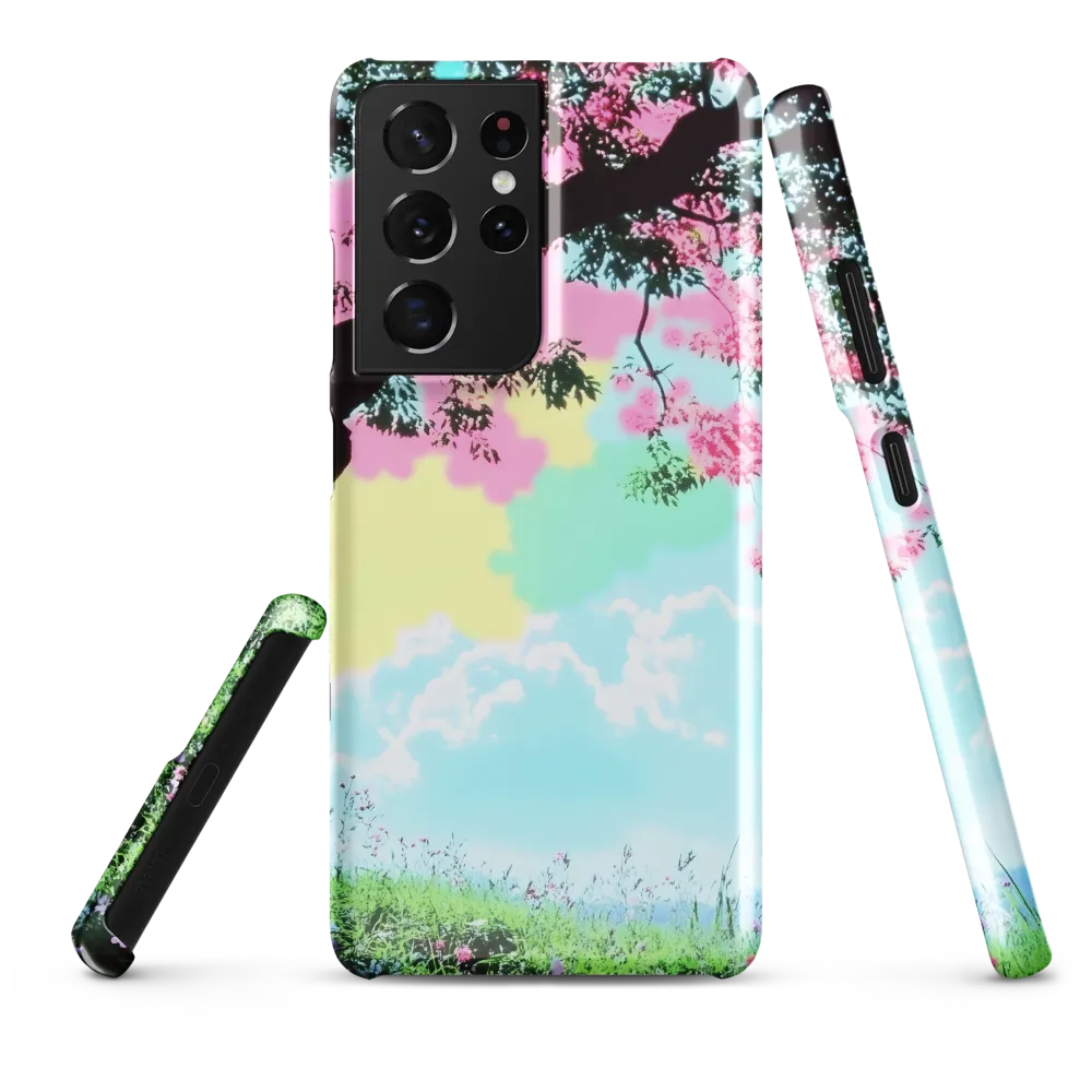 Pastel Dreams: A Surreal Tree Landscape