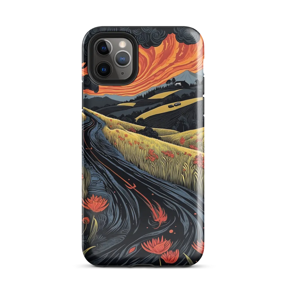 Whispers of the Winding Road | Phone Case |  11 Pro Max | Tough Case | Glossy