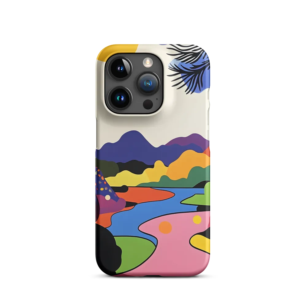 Whimsical Landscape in Color | Phone Case |  15 Pro | Snap Case | Matte