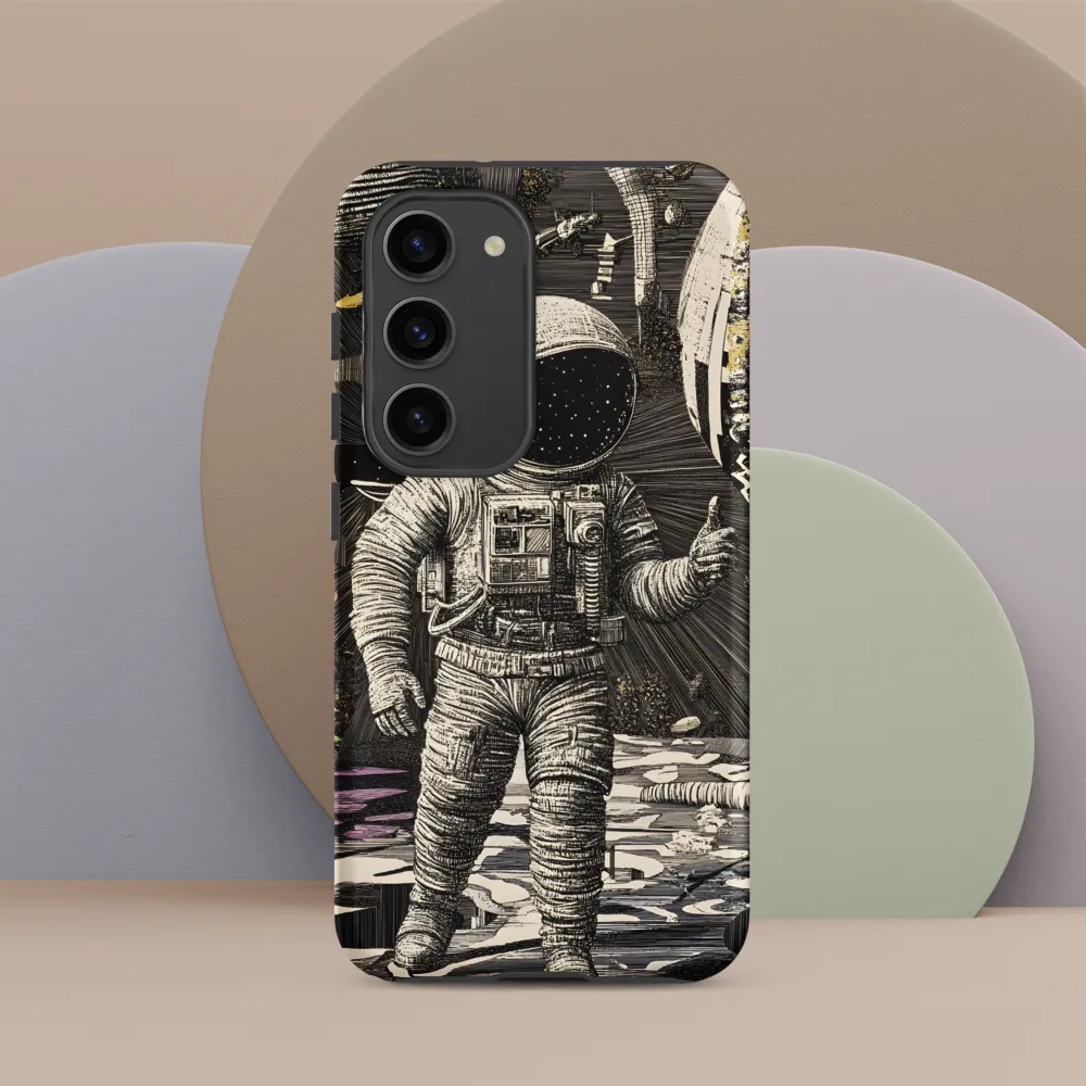 Beyond the Stars: The Astronaut's Voyage | Phone Case |  S23 | Tough Case | Matte