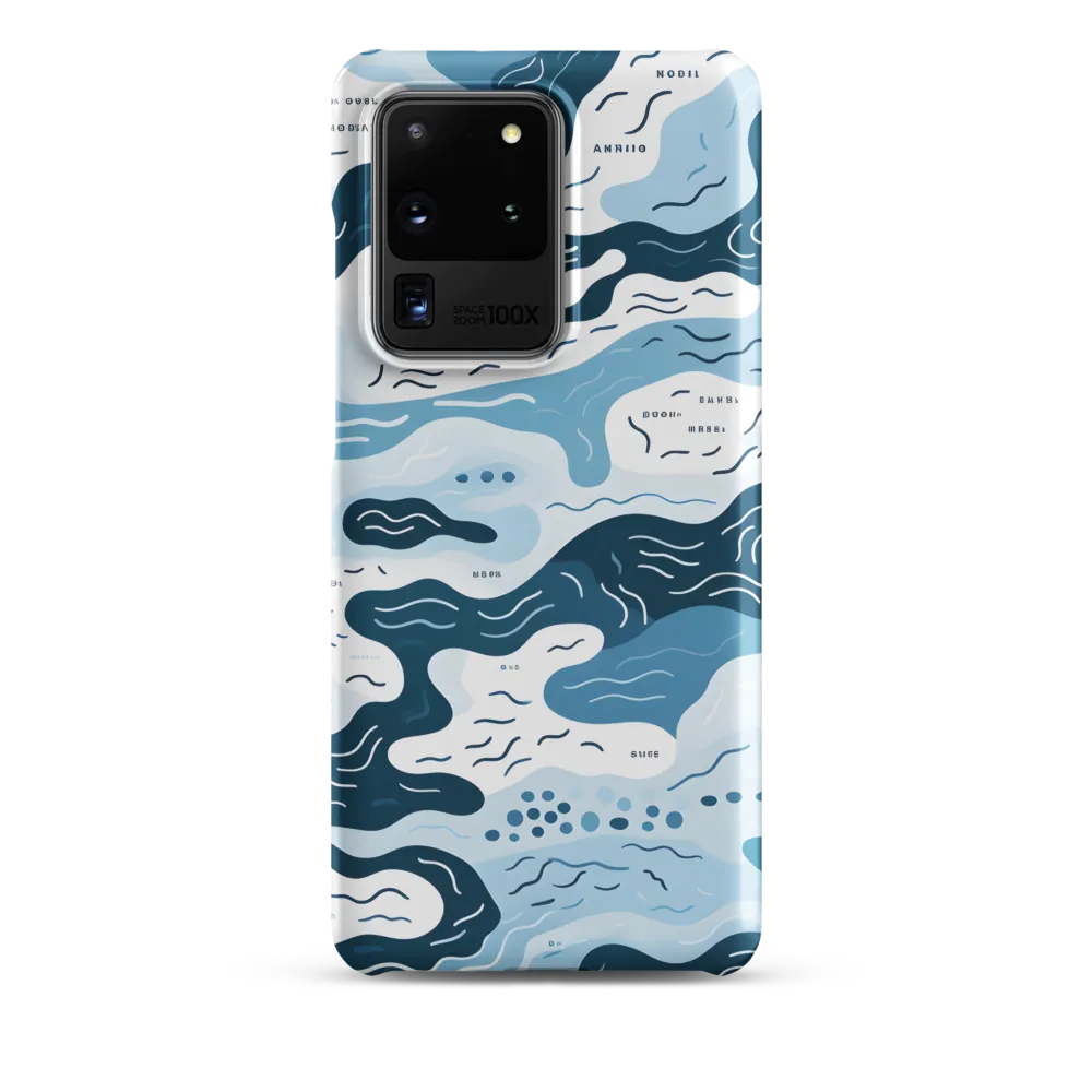 Flowing Waters: An Abstract Journey | Phone Case |  S20 Ultra | Snap Case | Matte