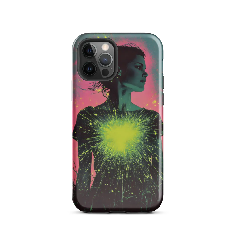 Cosmic Heart: A Surreal Portrait of Strength