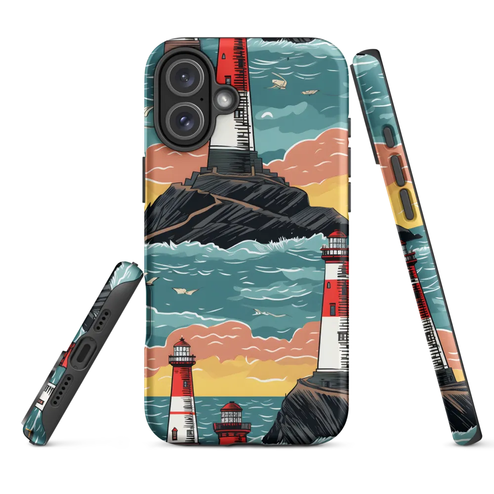 Lighthouses in a Whimsical Ocean