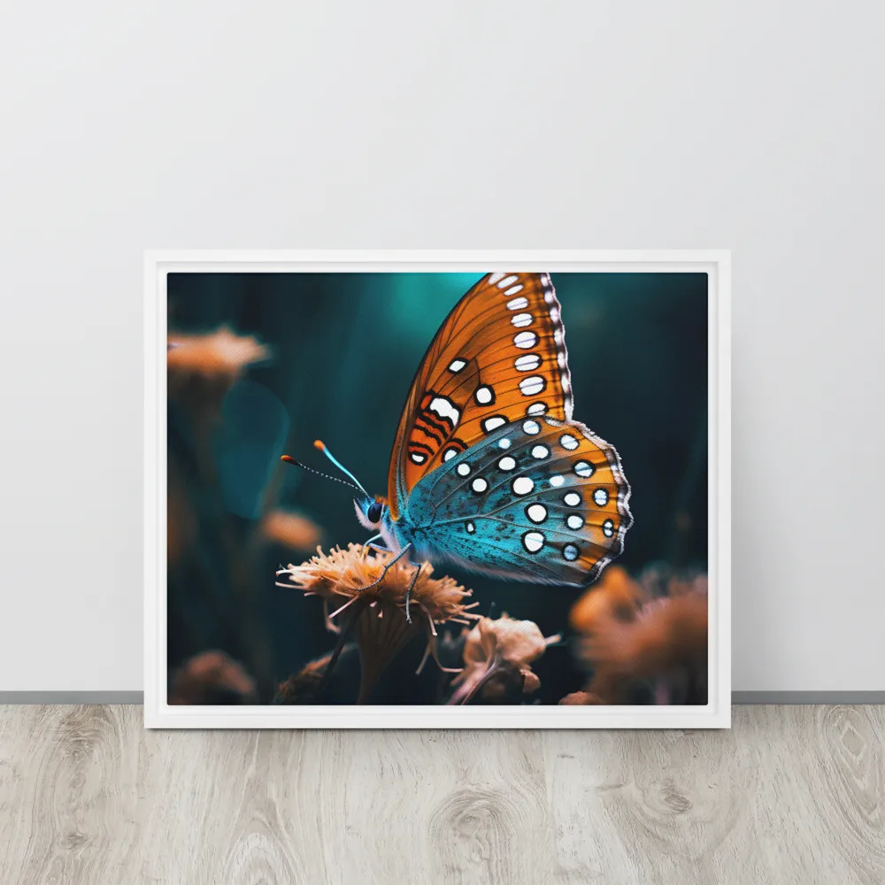 Whispers of Color: The Butterfly's Embrace
