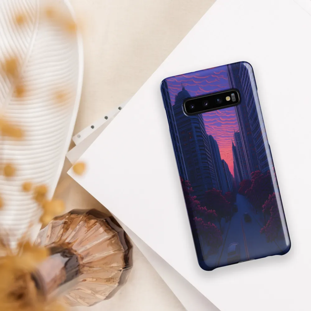 Dusk Serenity in the Urban Jungle | Phone Case |  S10 Plus | Snap Case | Glossy