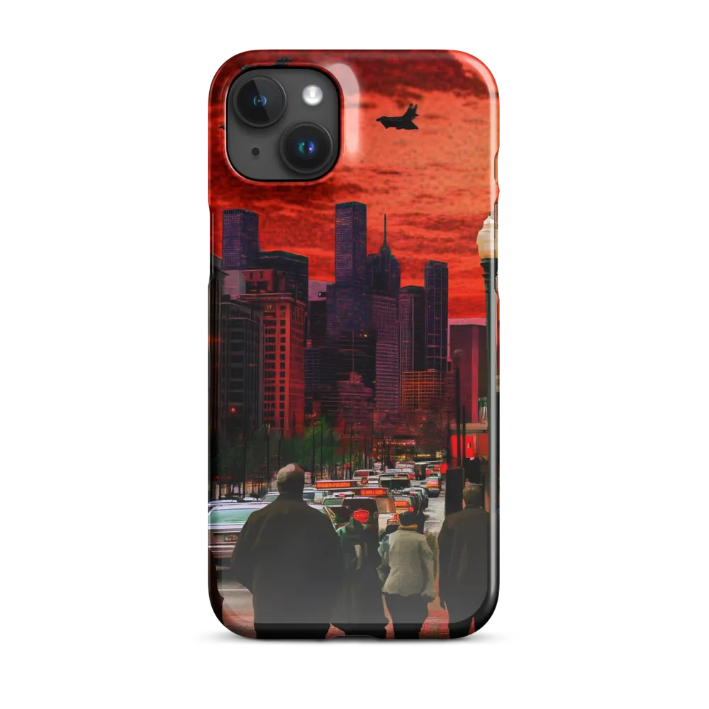 Urban Reverie: Stratospheric Shadows | Phone Case |  15 Plus | Snap Case | Glossy