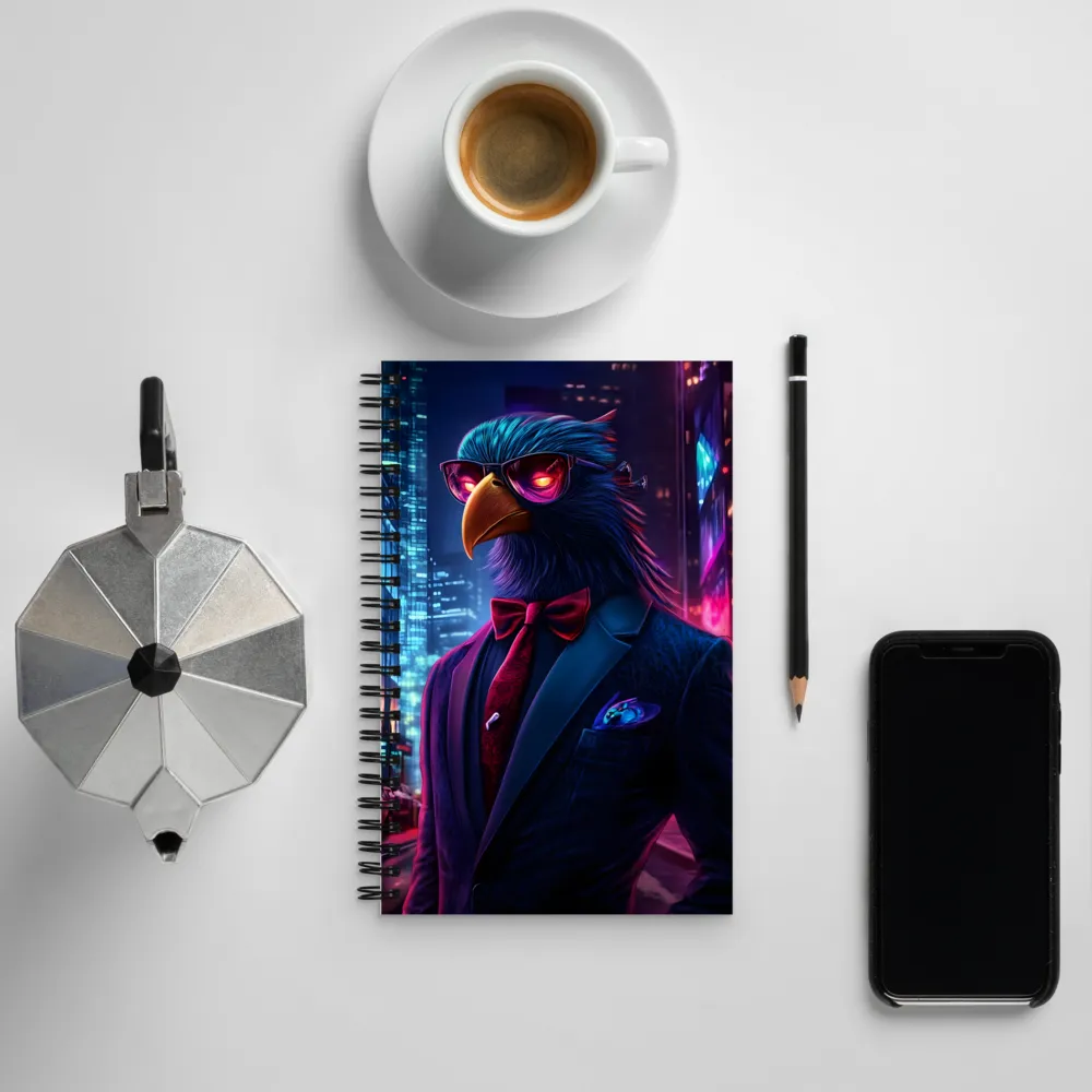 The Dapper Avian | Spiral Notebook