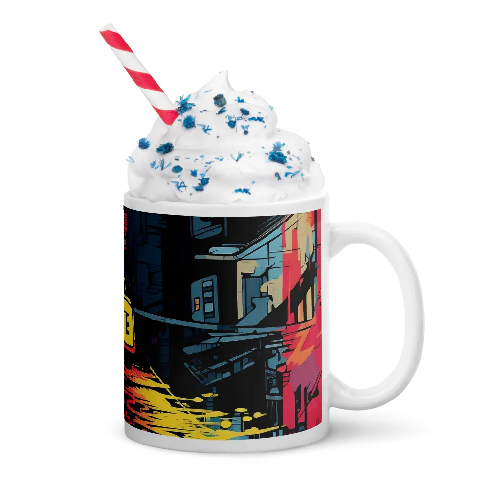 Citybeat: A Neon Dreamscape | Mugs | Multiple Sizes & Colors