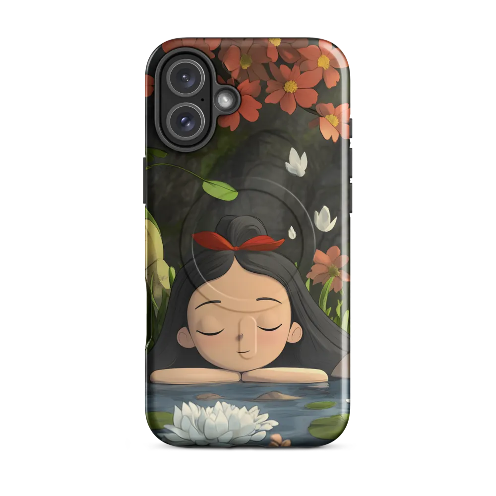 Tranquility by the Waterside | Phone Case |  16 Plus | MagSafe® Tough Case | Glossy