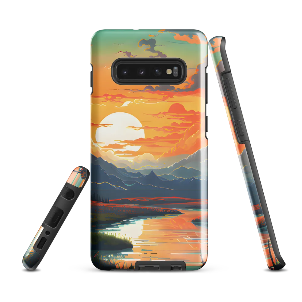 Serenity at Dusk | Phone Case |  S10 Plus | Tough Case | Glossy