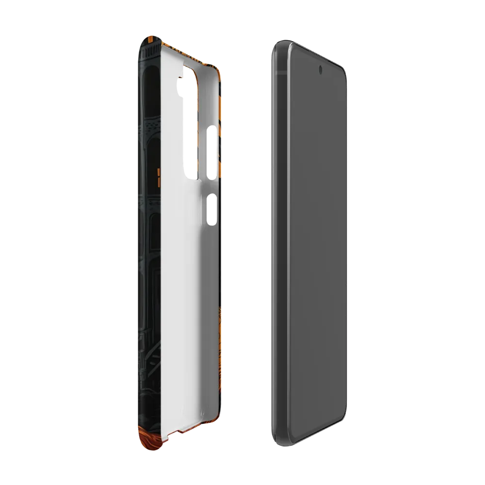 Eerie Cityscape: A Haunting Reflection | Phone Case |  S21 FE | Snap Case | Matte