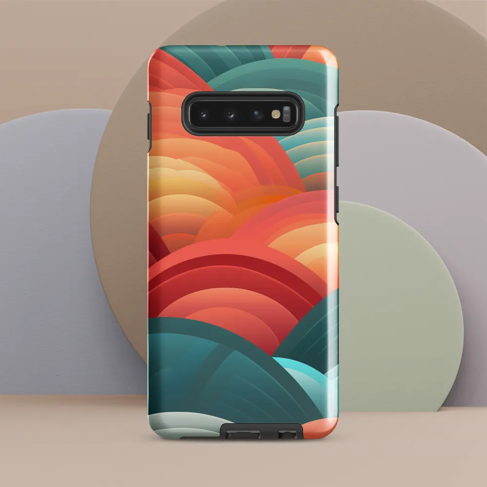 Rhythms of the Waves | Phone Case |  S10 Plus | Tough Case | Glossy