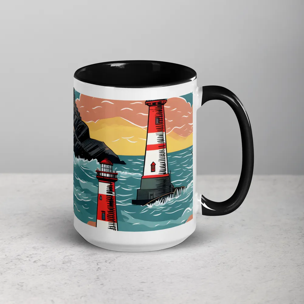 Lighthouses in a Whimsical Ocean