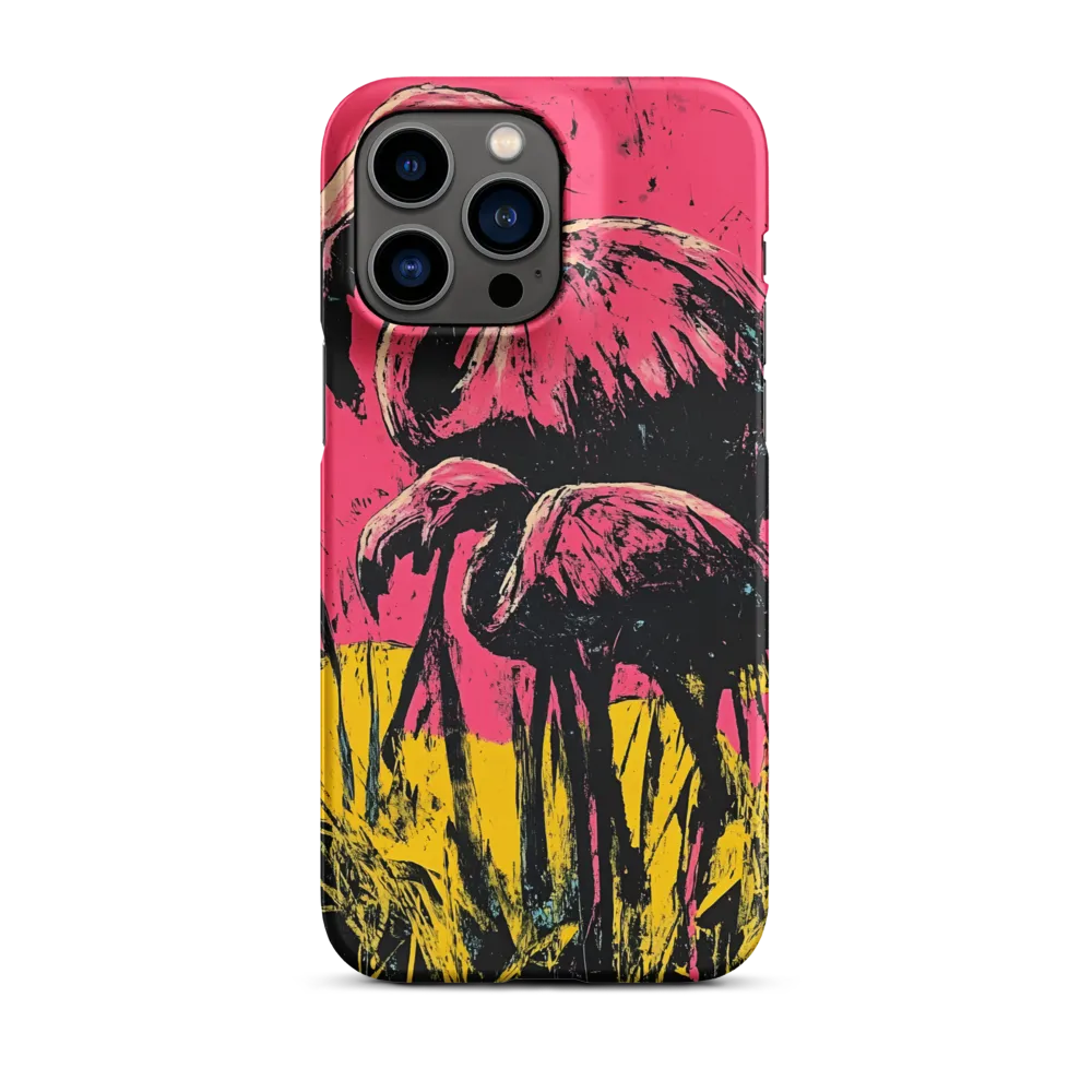 Flamingo Duet: A Pop Art Expression