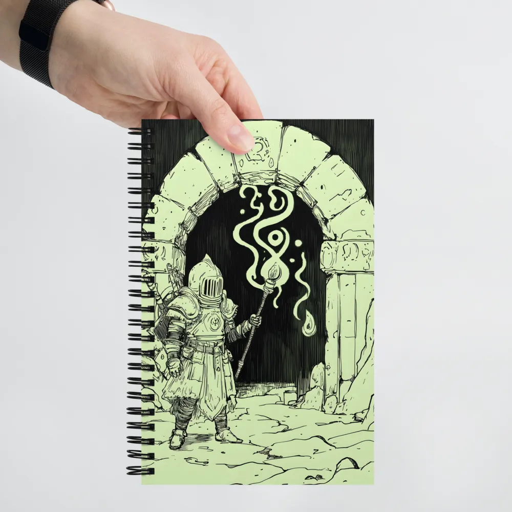 Guardian of the Forgotten Gate | Spiral Notebook