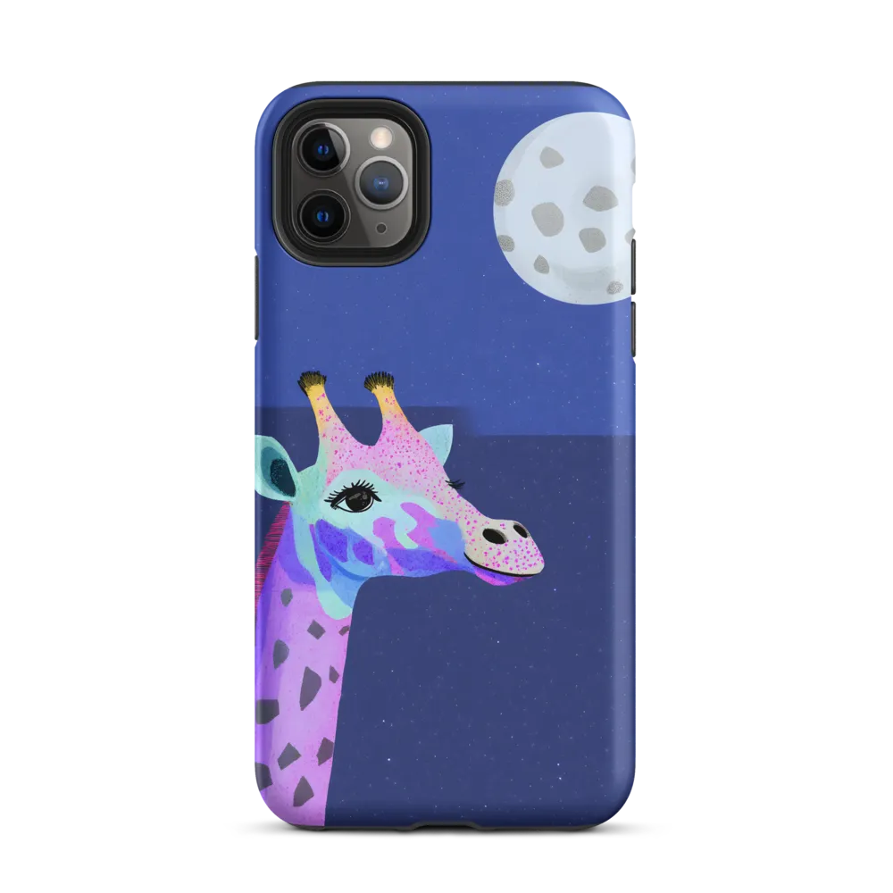 Whimsical Giraffe Under the Stars