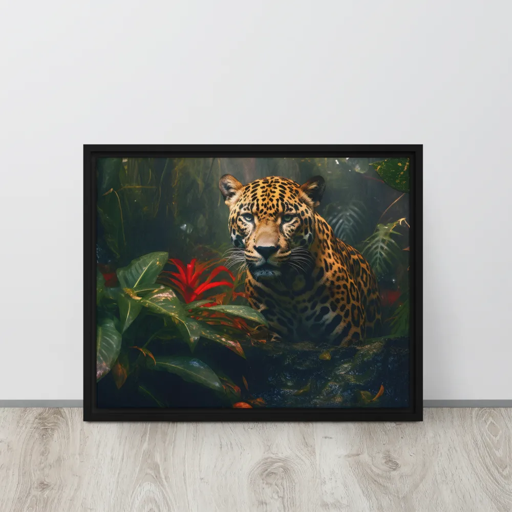 Echoes of the Wild | Canvas with Black Frame | 16″×20″