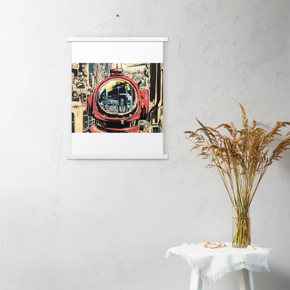 Reflections of Tomorrow | Poster With White Wood Hanger | 18″×24″