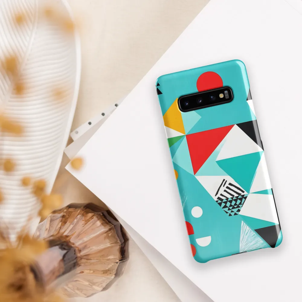 Playful Geometry | Phone Case |  S10 Plus | Snap Case | Glossy