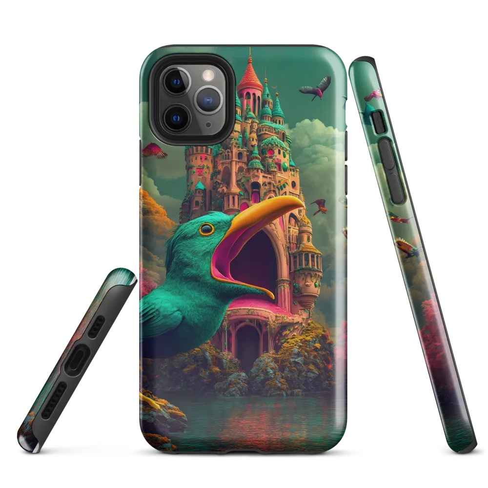 The Enchanted Castle and the Chattering Bird | Phone Case |  11 Pro Max | Tough Case | Glossy