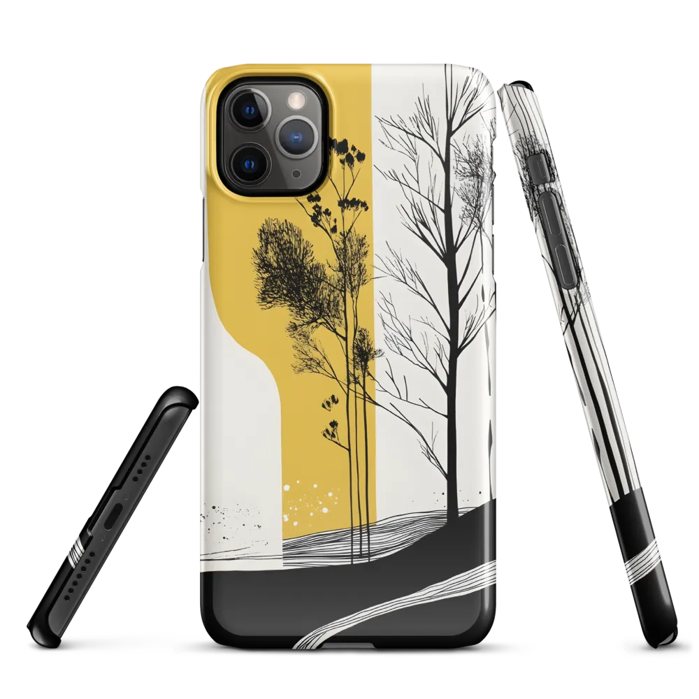 Whispers of Nature: An Abstract Landscape | Phone Case |  11 Pro Max | Snap Case | Glossy