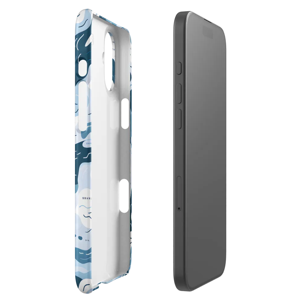 Flowing Waters: An Abstract Journey | Phone Case |  16 Plus | Snap Case | Matte