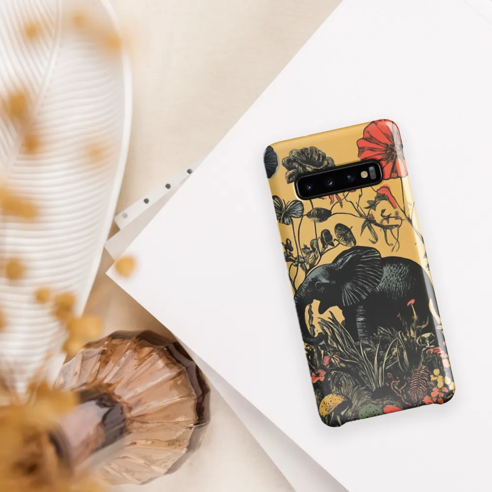 Floral Majesty: The Elephant's Sanctuary