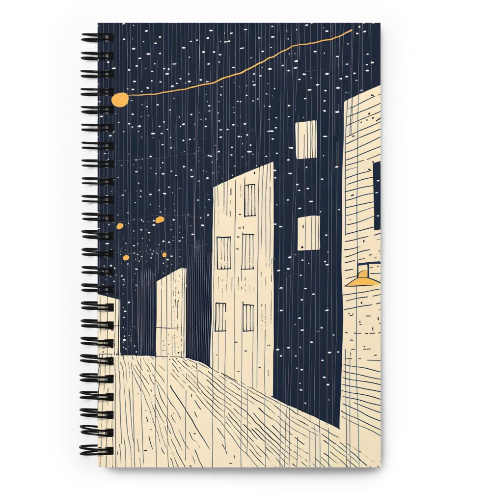 Under the Starry Canvas | Spiral Notebook