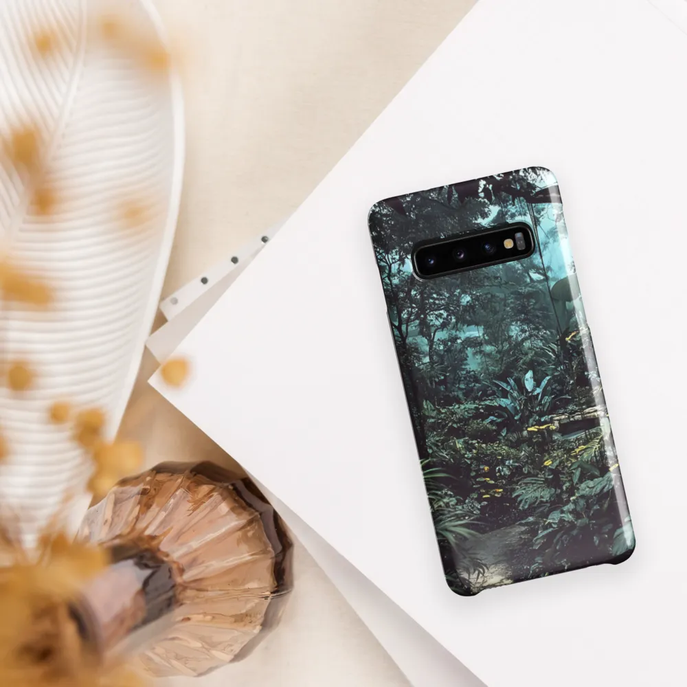 Whispers of the Emerald Jungle | Phone Case |  S10 | Snap Case | Glossy