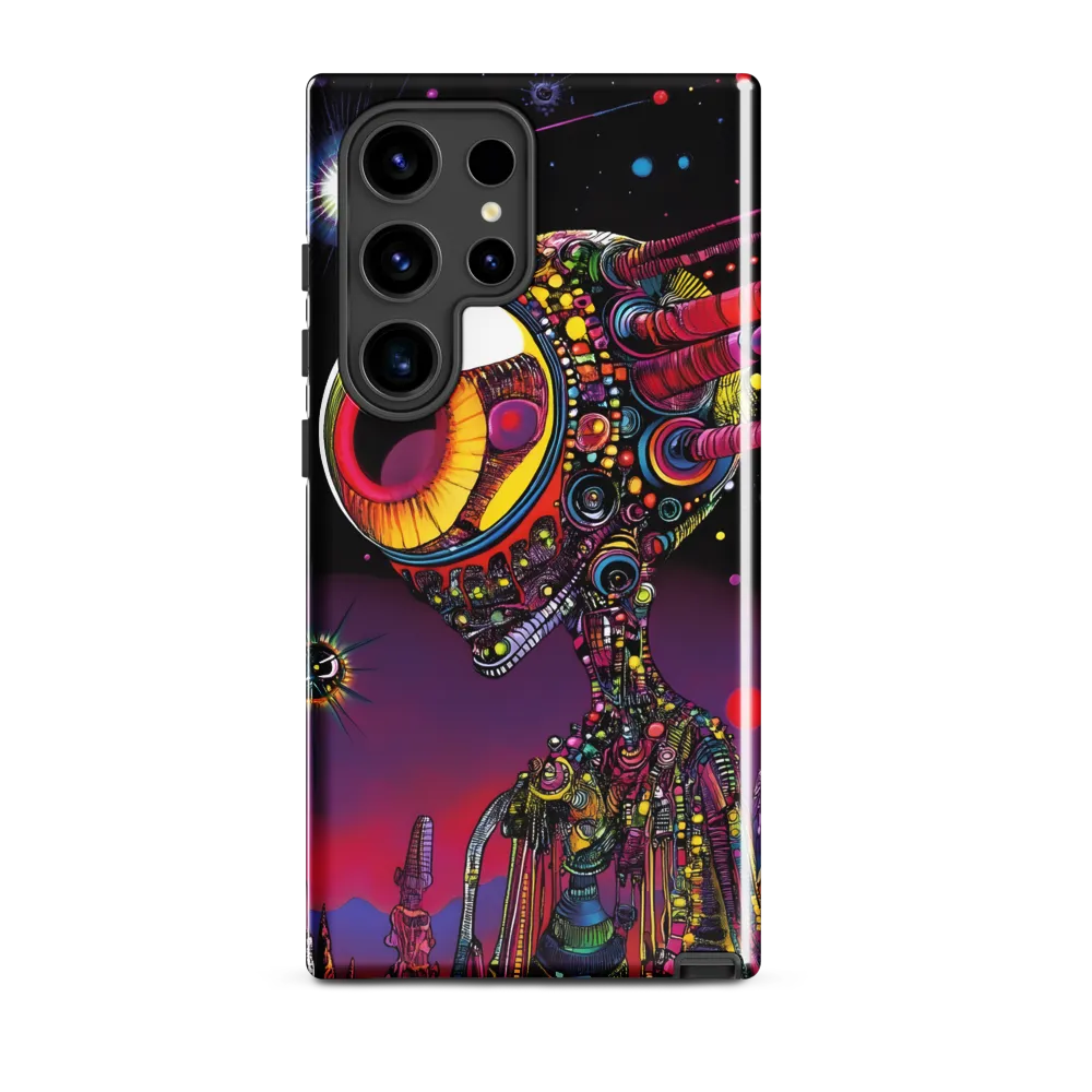 Cosmic Alien Odyssey | Phone Case |  S24 Ultra | Tough Case | Glossy