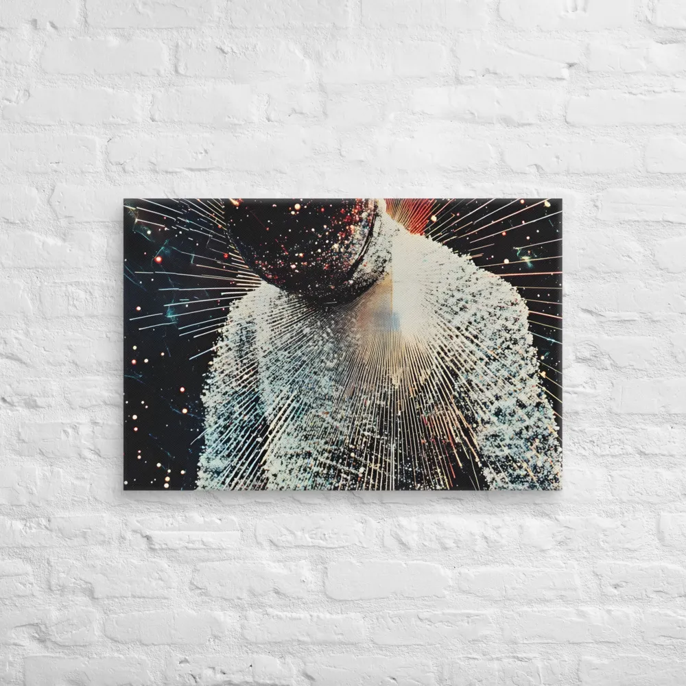 Ethereal Astronaut: A Journey Through the Cosmos | Canvas | 20″×30″