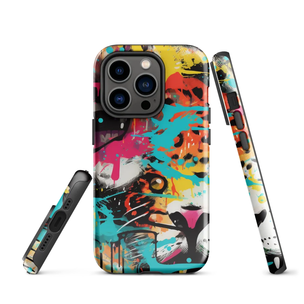 Fierce Fusion: Tiger and Lion in Graffiti