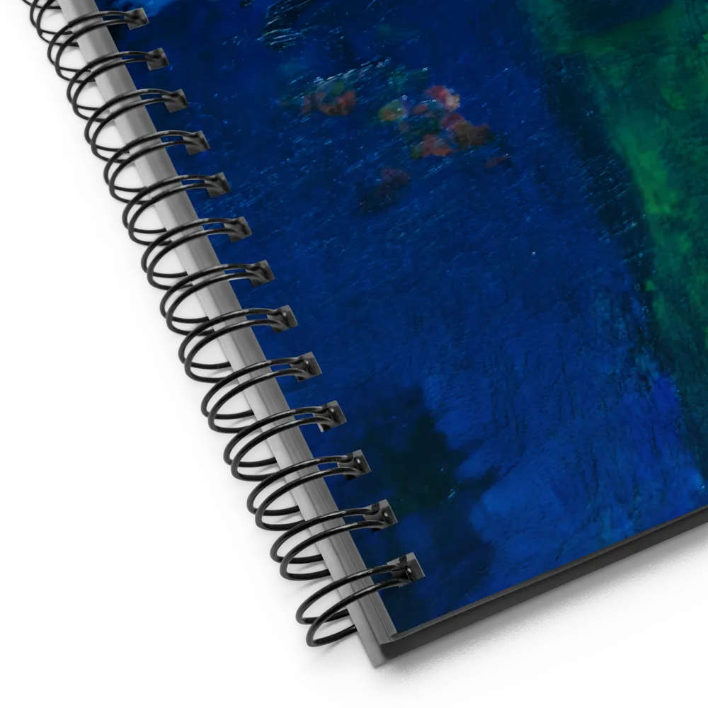 Contemplation in Blue | Spiral Notebook