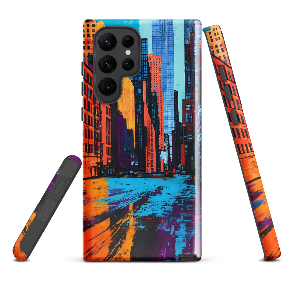 Vibrant Urban Horizons | Phone Case |  S22 Ultra | Tough Case | Glossy