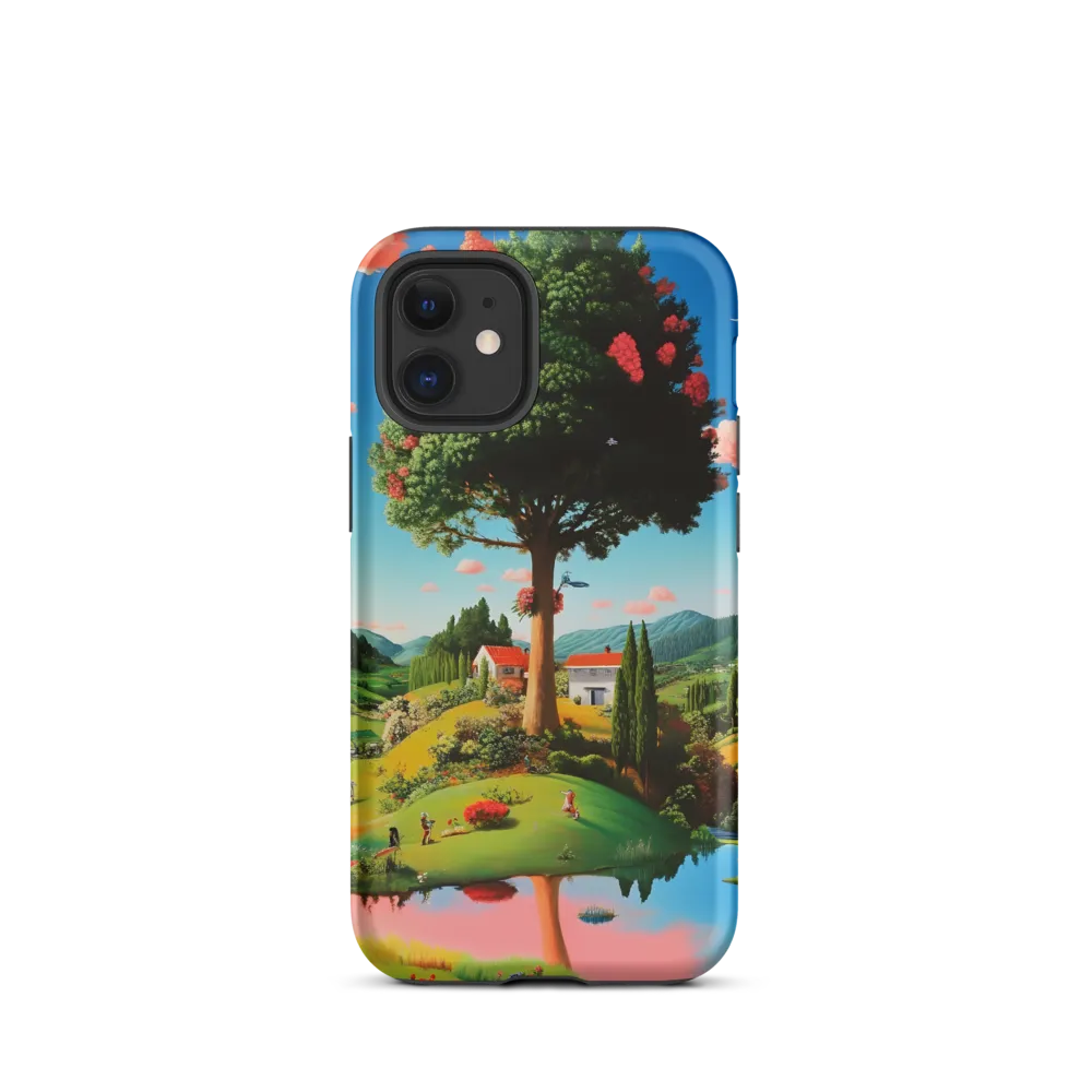 Whimsical Harmony of Nature | Phone Case |  12 mini | Tough Case | Matte