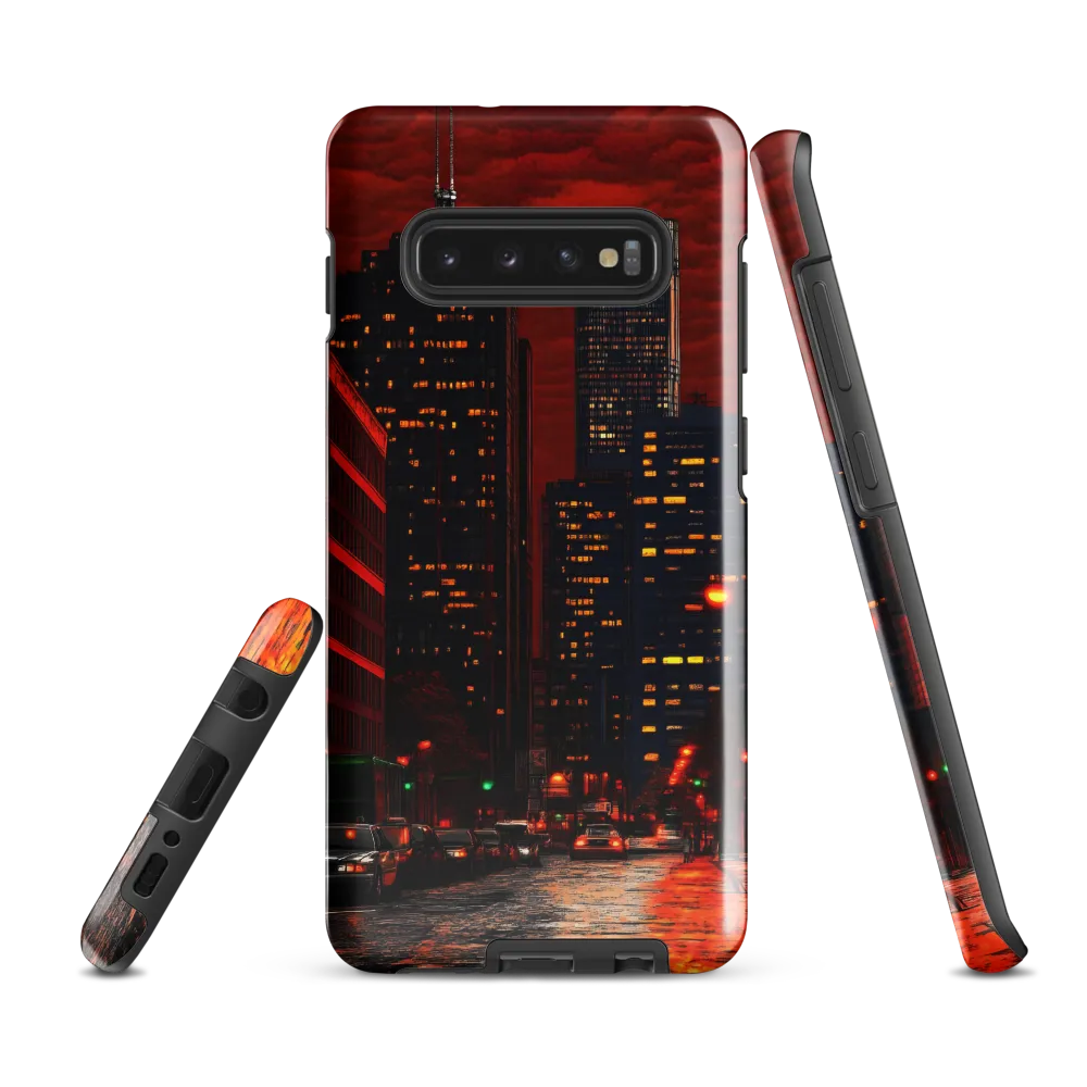 Eclipse Over Metropolis | Phone Case |  S10 Plus | Tough Case | Glossy