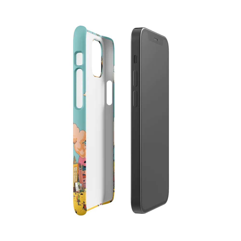 Urban Fantasia: A Whimsical Encounter | Phone Case |  12 Mini | Snap Case | Matte