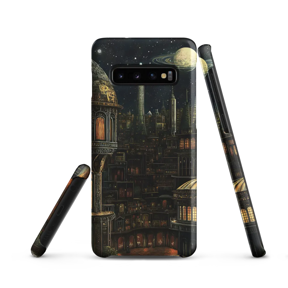 Celestial Enigma: A Surreal Cityscape