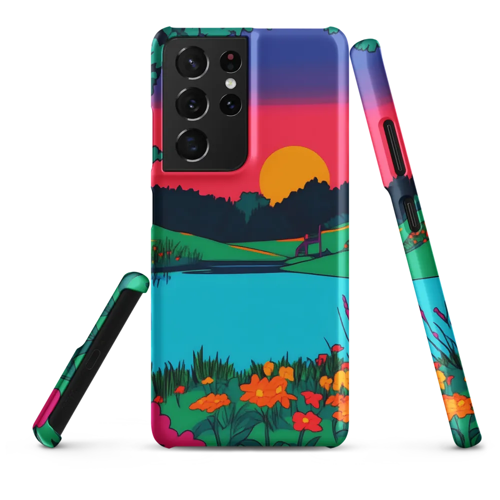 Serenity at Sunset | Phone Case |  S21 Ultra | Snap Case | Matte