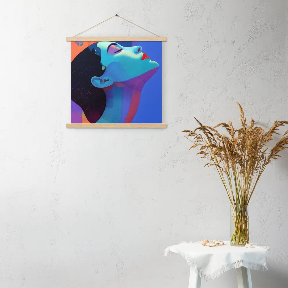 Ethereal Reverie | Poster With Oak Wood Hanger | 18″×18″