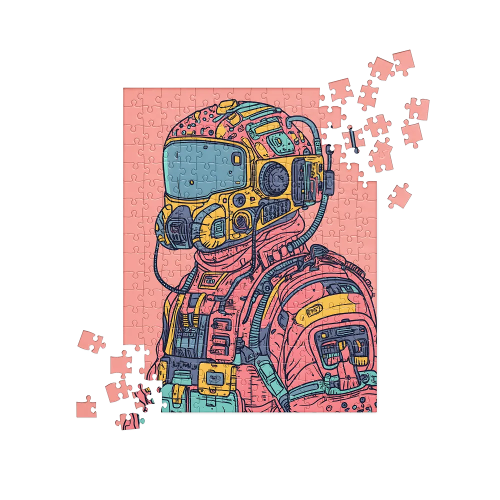 Exploration Beyond: A Digital Astronaut | Jigsaw Puzzle | 252/520 pieces