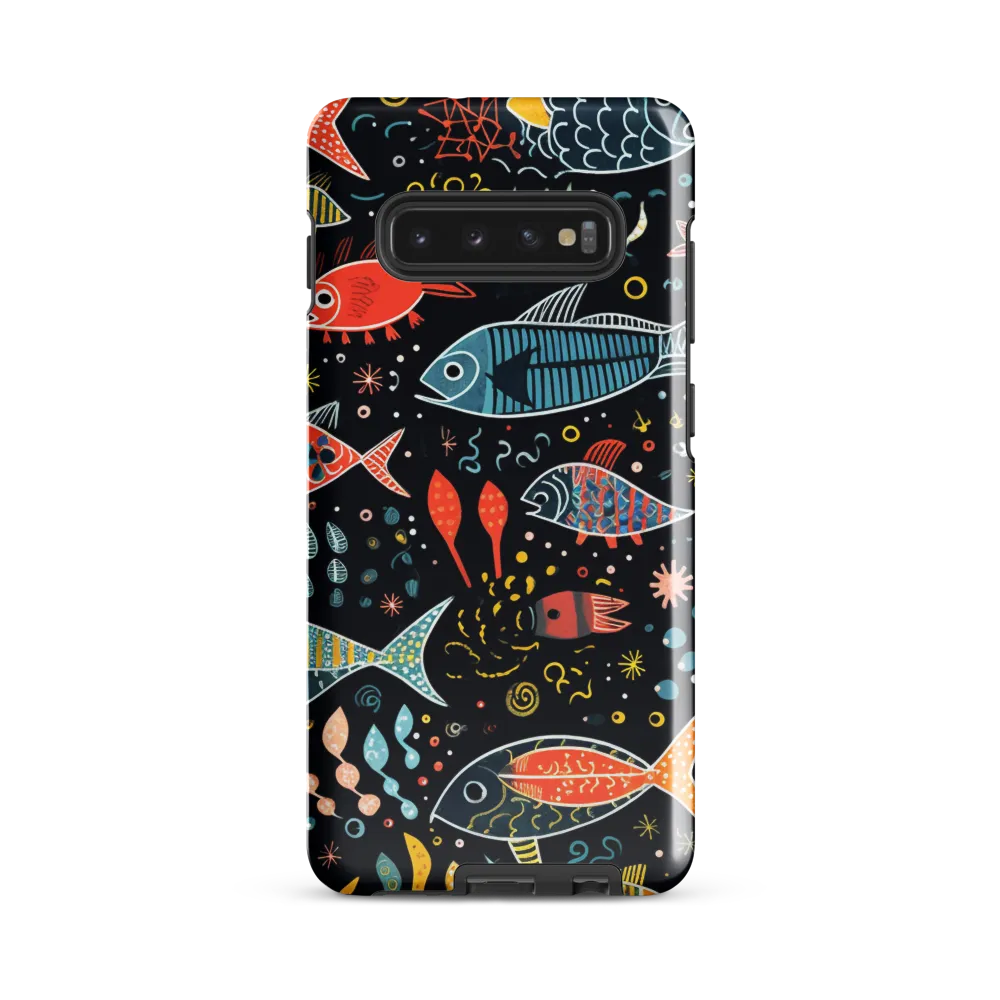 Whimsical Underwater Dance | Phone Case |  S10 Plus | Tough Case | Glossy