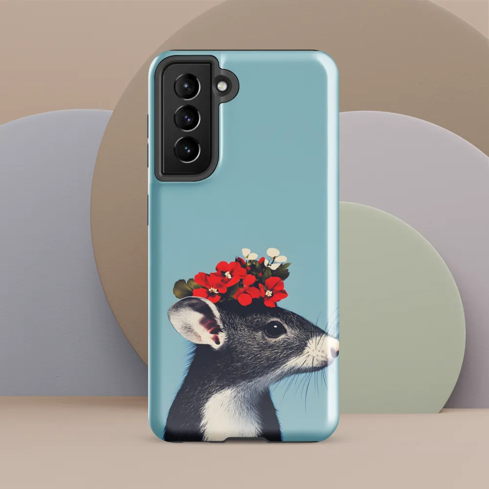Whimsical Flora: A Mouse's Floral Crown
