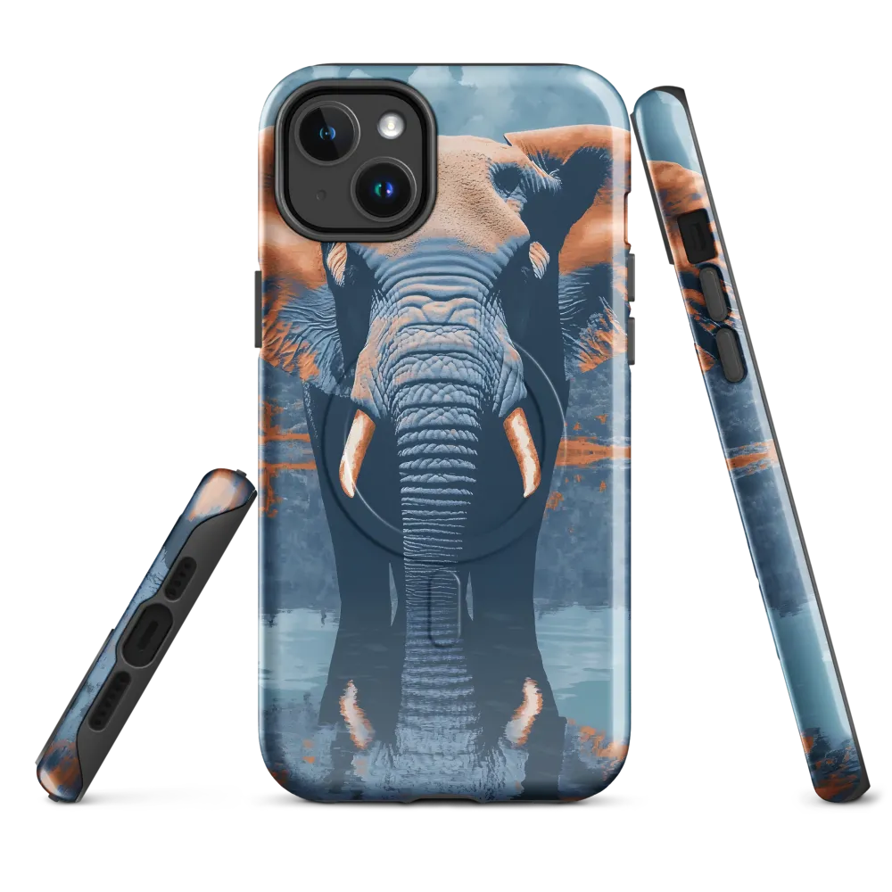 Majestic Reflection: The Elephant's Serenade