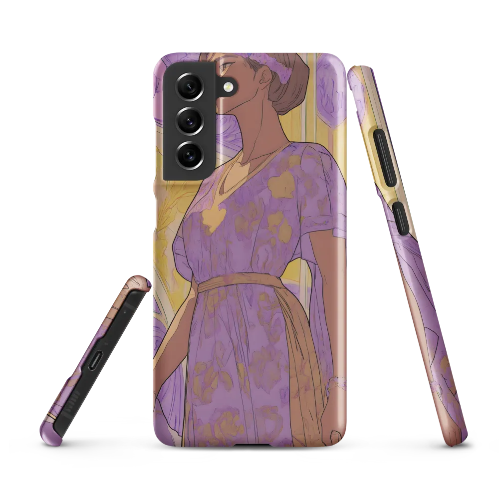 Elegance in Floral Harmony | Phone Case |  S21 FE | Snap Case | Matte