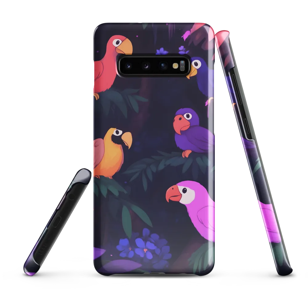 Tropical Parrot Playground | Phone Case |  S10 Plus | Snap Case | Glossy